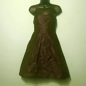 Silk Strapless Dress. JCrew. SIZE 2